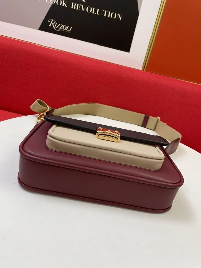 MK H2033 Leather Crossbody Satchel Bag - Image 6