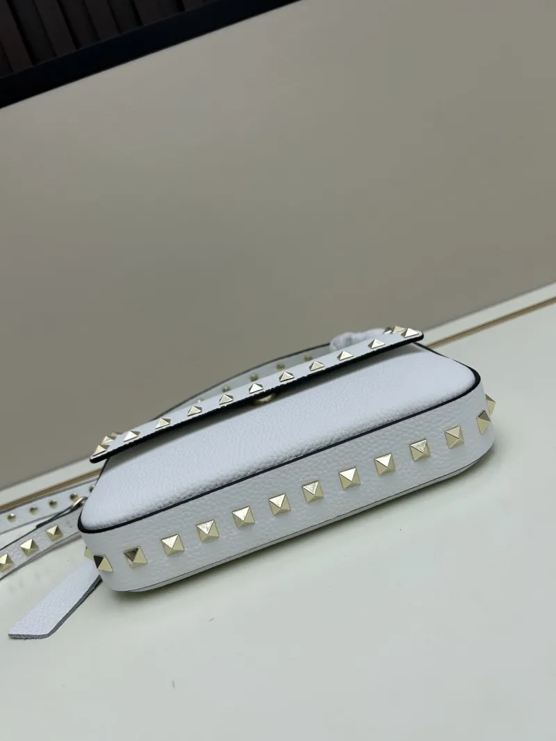 Valentino White Rockstud Crossbody Bag 0139 - Image 5