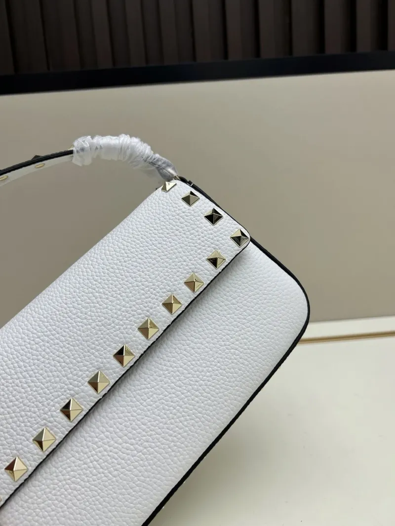 Valentino White Rockstud Crossbody Bag 0139 - Image 6