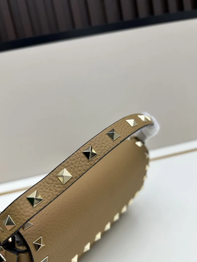 Valentino Small Tan Leather Crossbody Bag - Image 5
