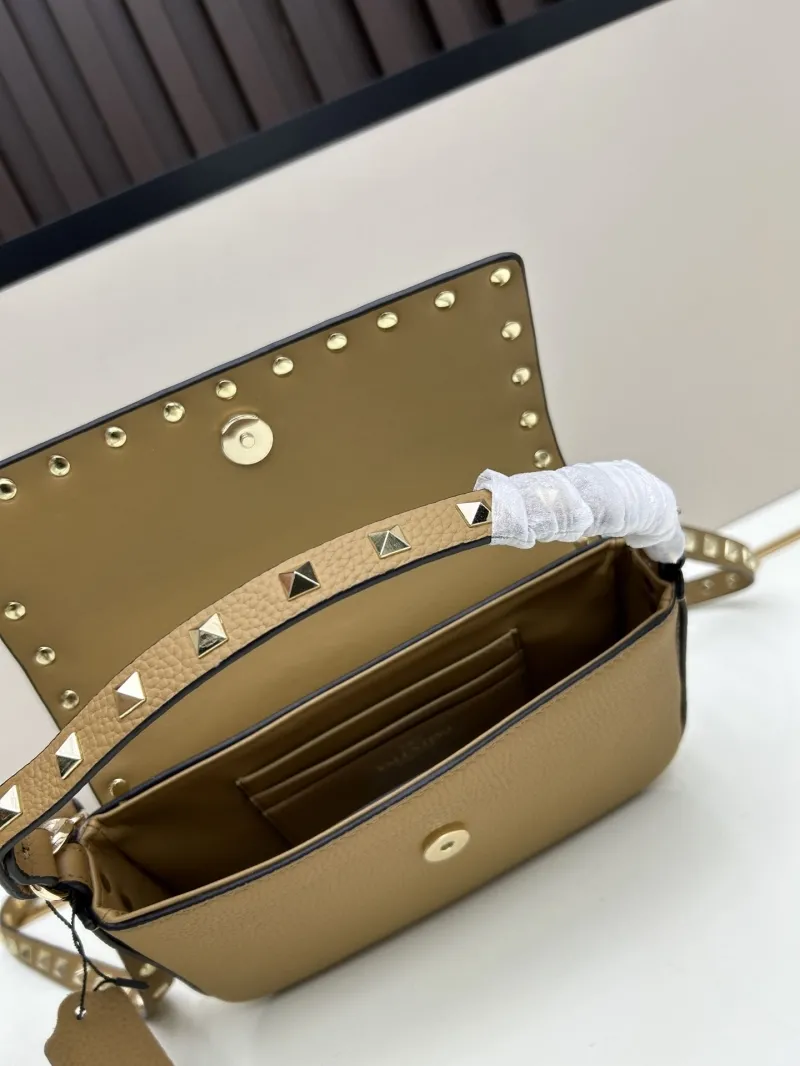 Valentino Small Tan Leather Crossbody Bag - Image 6