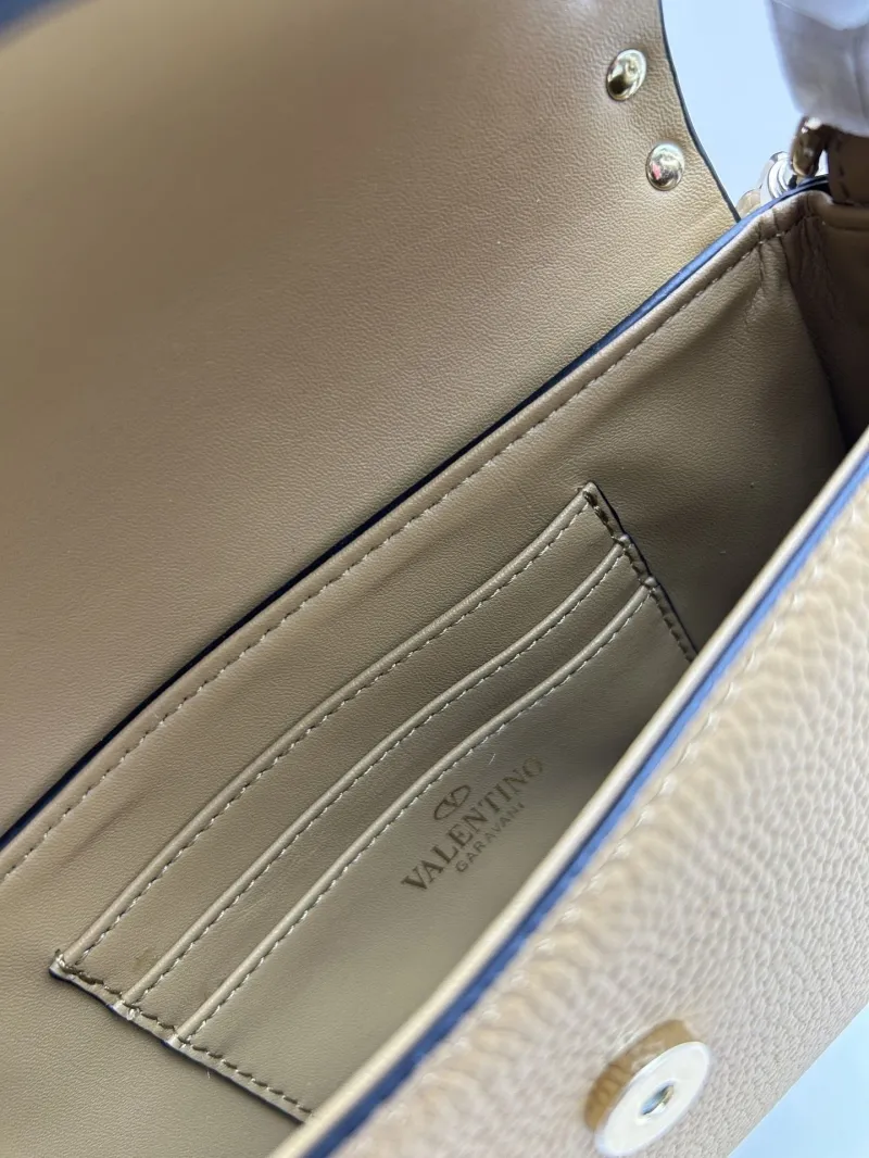 Valentino Small Tan Leather Crossbody Bag - Image 7