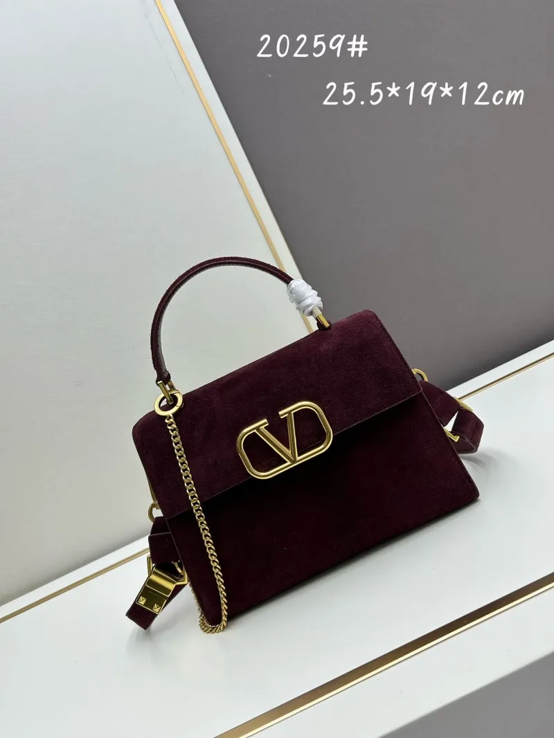 Alternative view of Valentino Suede Handle Crossbody Bag 20259
