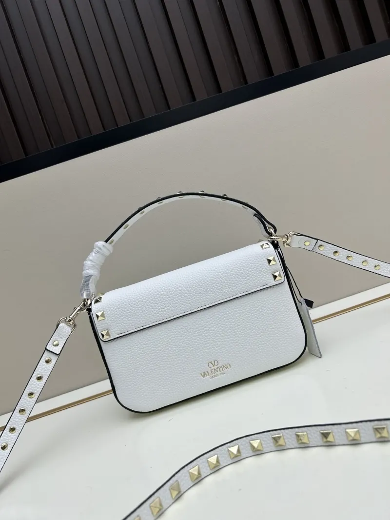 Alternative view of Valentino White Studded Small Crossbody Handbag 0139