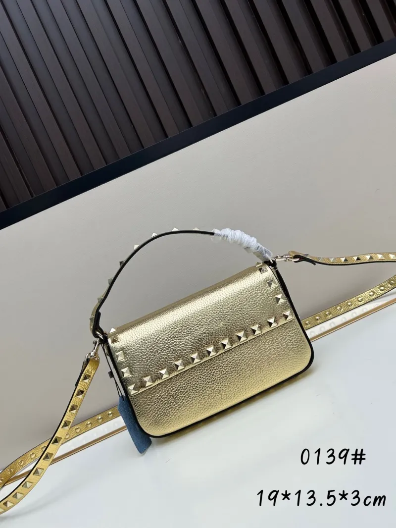 Valentino Studded Handle Crossbody Handbag 0139 - Image 3