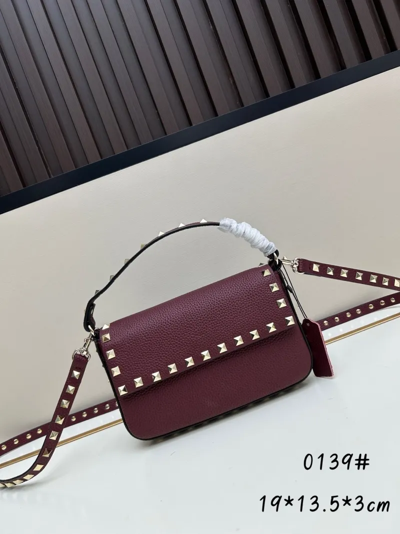 Valentino Studded Handle Crossbody Handbag 0139 - Image 6