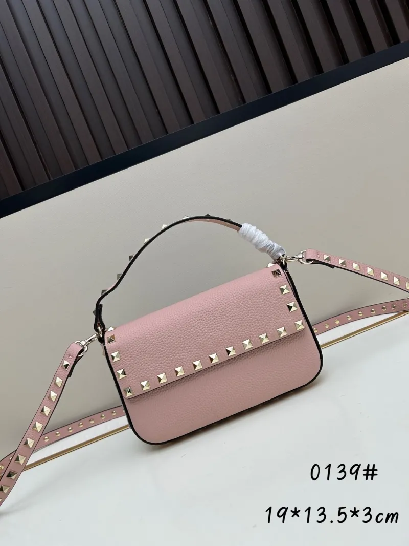 Valentino Studded Handle Crossbody Handbag 0139 - Image 7