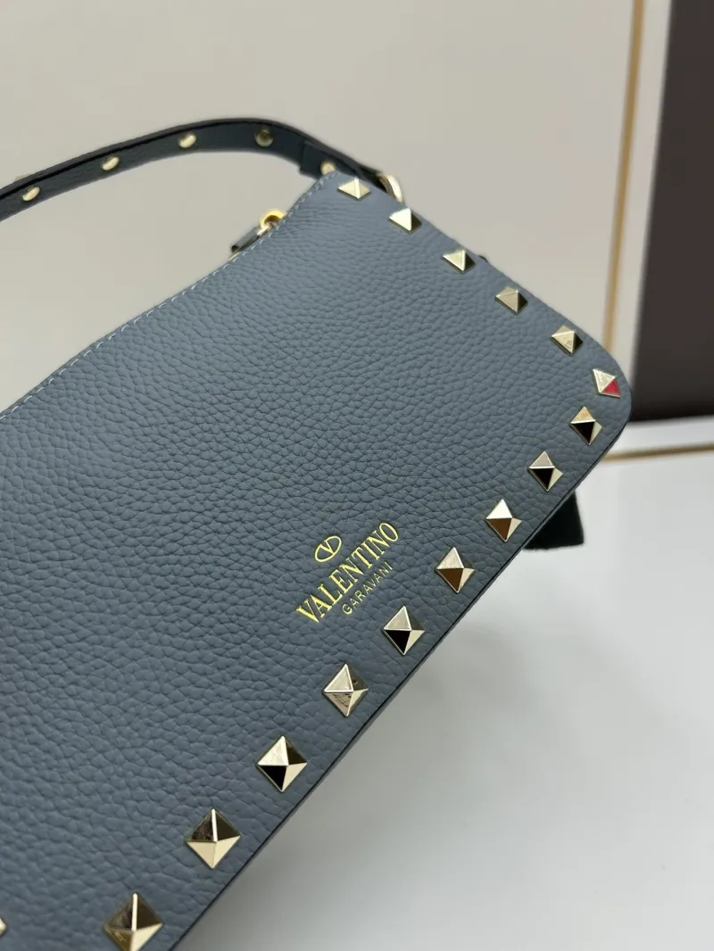 Valentino Blue Studded Small Crossbody Bag 19x13x7cm - Image 6