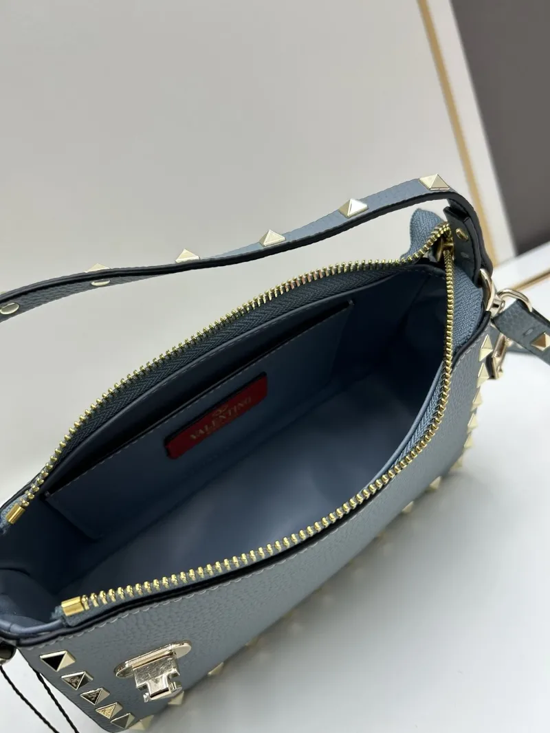 Valentino Blue Studded Small Crossbody Bag 19x13x7cm - Image 7
