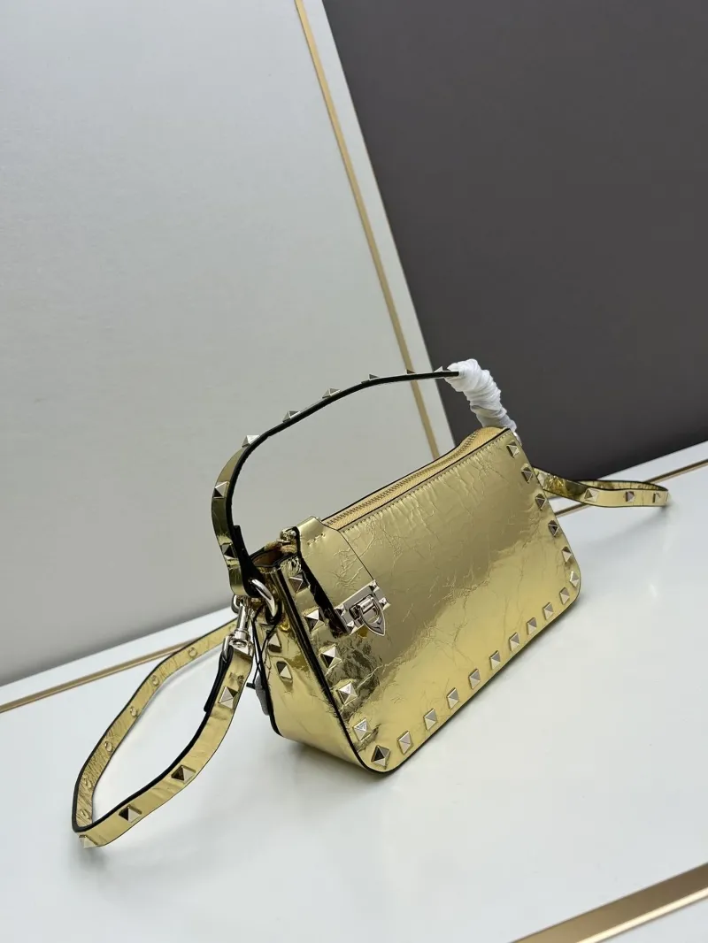 Alternative view of Valentino Gold Studded Crossbody Handbag