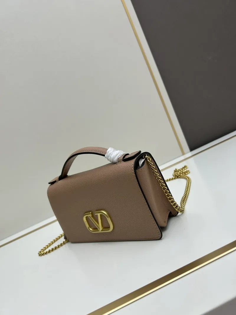 Alternative view of Valentino 0132 Brown Top Handle Crossbody Bag