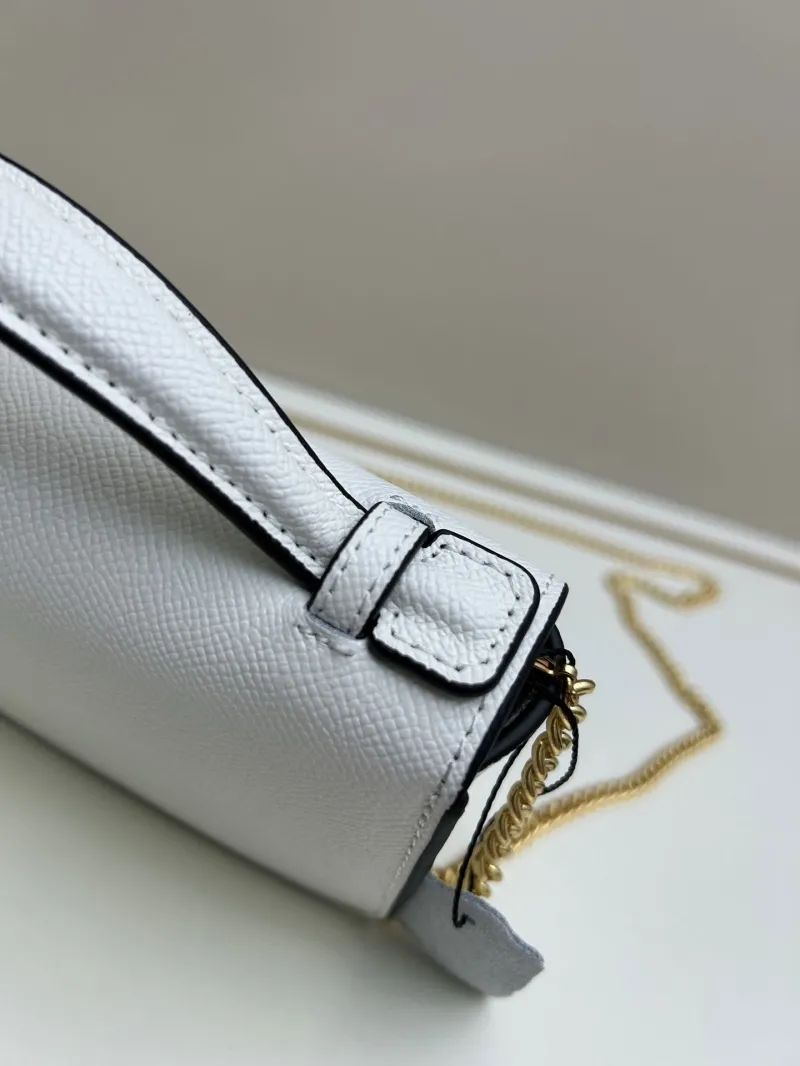 Valentino White Chain Handle Crossbody Bag - Image 4