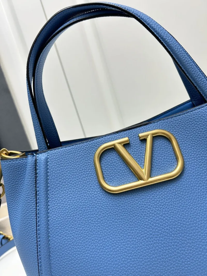 Valentino Blue Large Tote Bag 5041 - Image 4