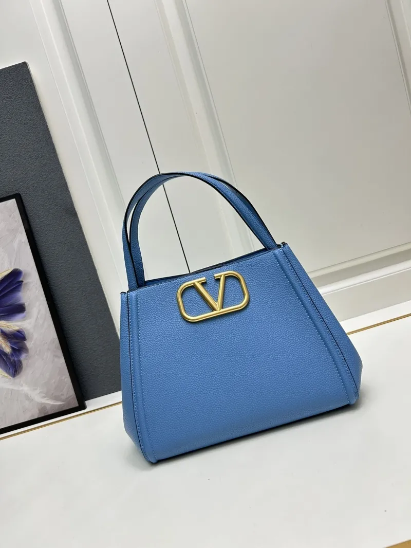 Valentino Blue Large Tote Bag 5041 - Image 9