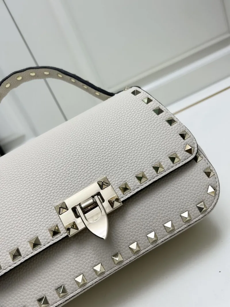 Valentino Off White Studded Crossbody Handbag 9892 - Image 6