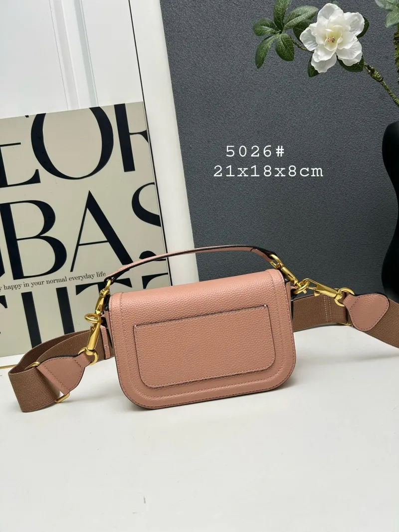 Alternative view of Valentino Pink Leather Crossbody Handbag Model 5026