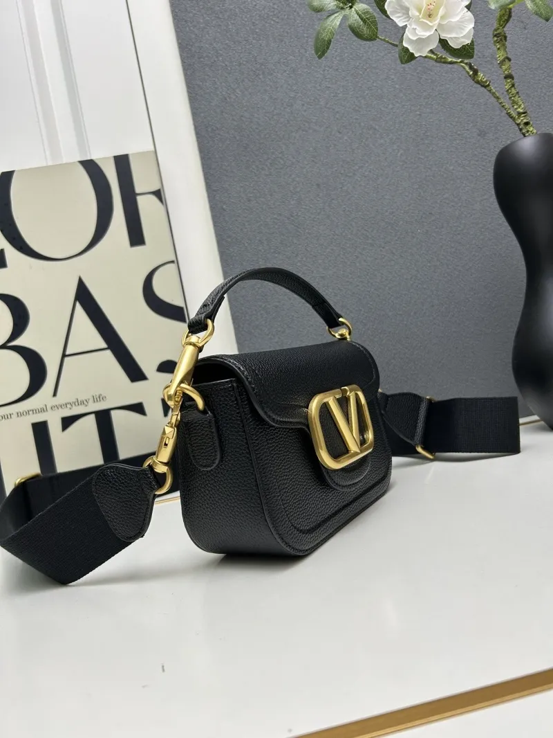 Valentino Black Crossbody Handbag 5026 - Image 3