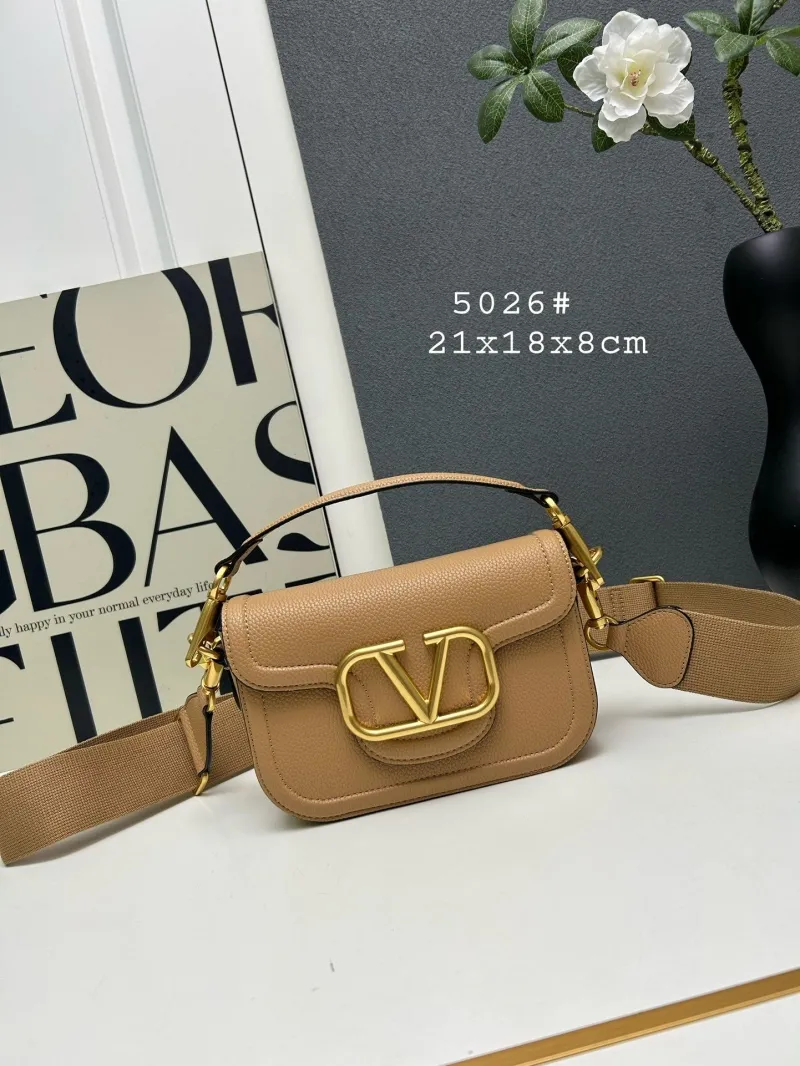 Valentino Tan Crossbody Handbag 5026
