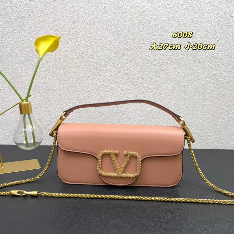 Valentino Pink Crossbody Handbag Model 6008