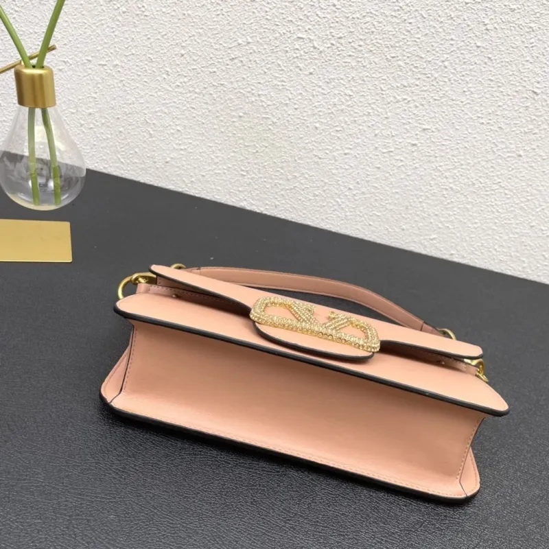 Valentino Pink Crossbody Handbag Model 6008 - Image 7