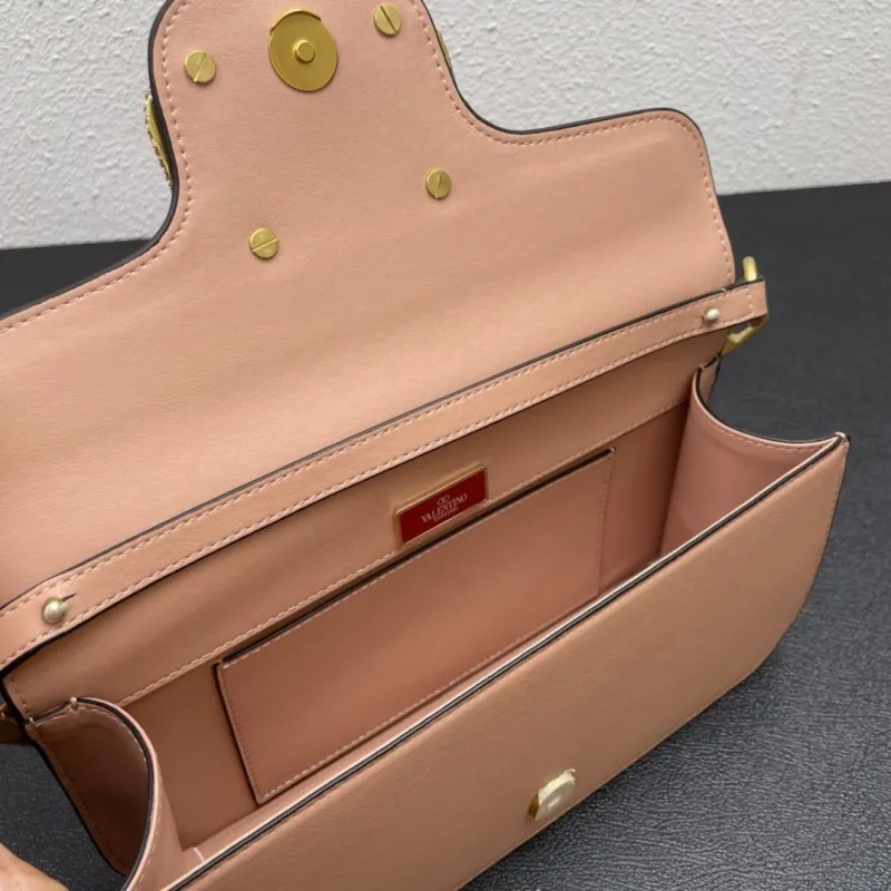Valentino Pink Crossbody Handbag Model 6008 - Image 9