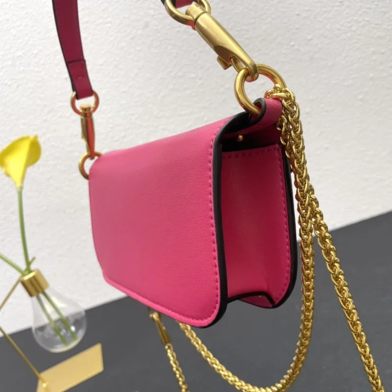 Valentino Pink Small 20cm Chain Handbag 5008-2 - Image 4
