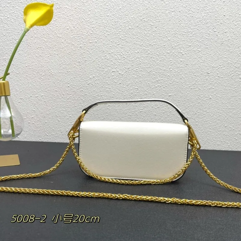 Valentino White Small Chain Handbag 5008-2 - Image 3