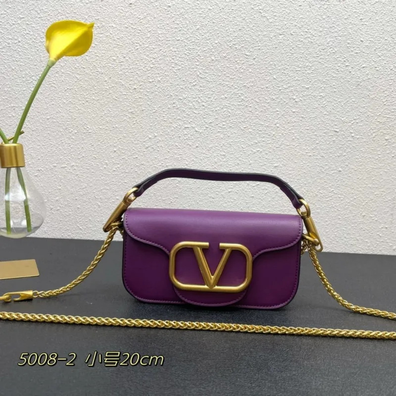 Valentino Purple Small 20cm Crossbody Bag 5008-2