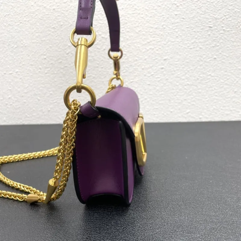 Valentino Purple Small 20cm Crossbody Bag 5008-2 - Image 4