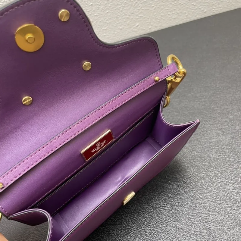 Valentino Purple Small 20cm Crossbody Bag 5008-2 - Image 9