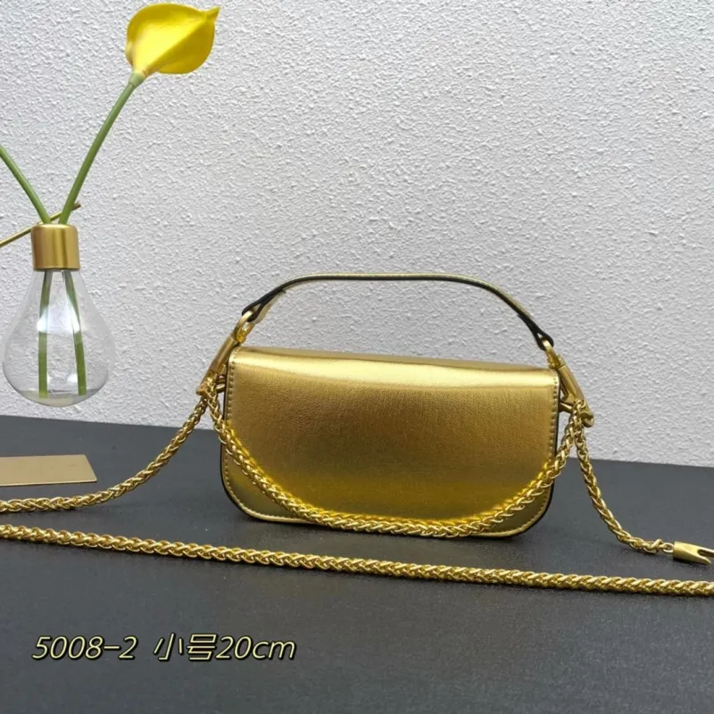 Alternative view of Valentino Gold Small Crossbody Bag 5008-2
