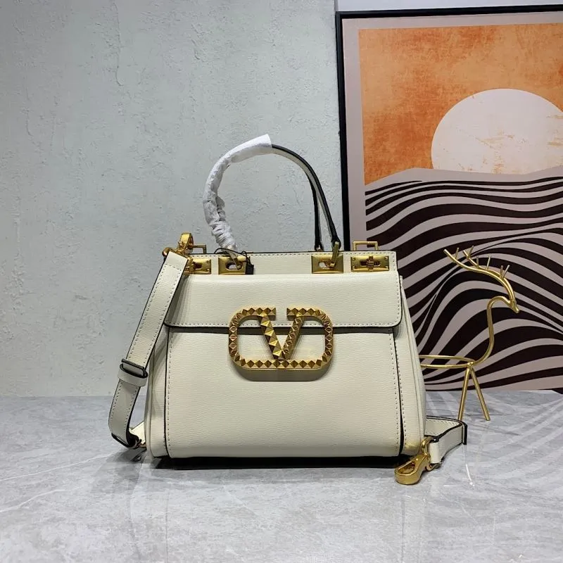 Valentino Cream Top Handle Handbag 667