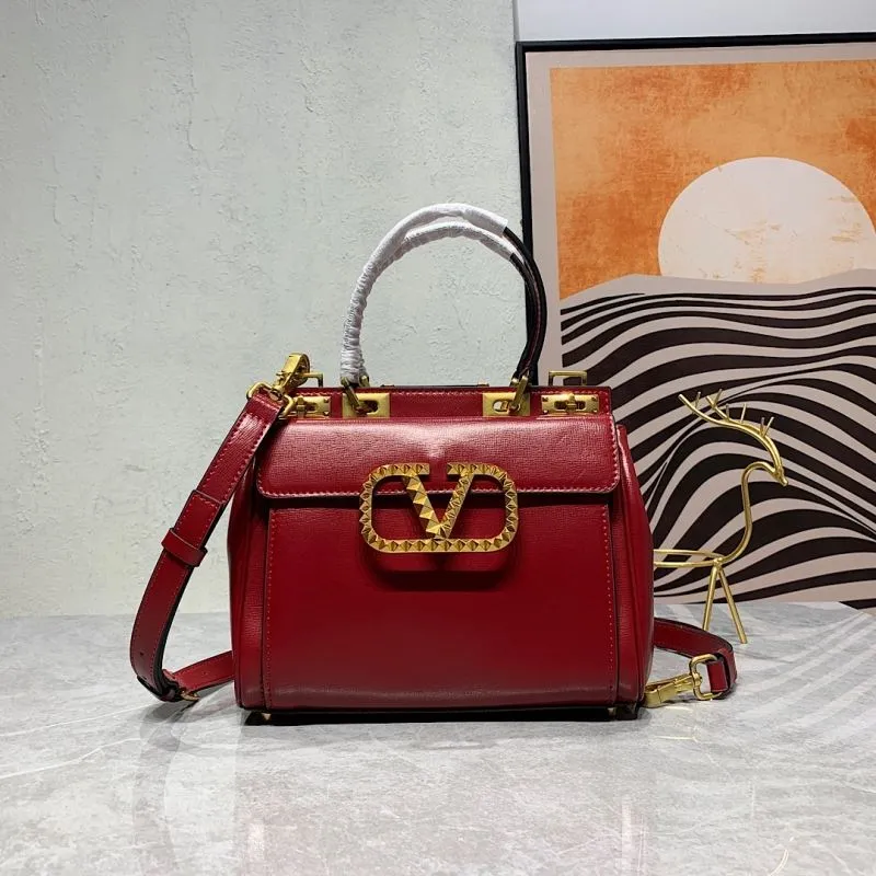 Valentino Red Leather Handbag 669