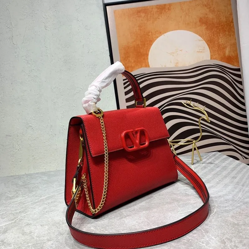 Alternative view of Valentino Red Leather Shoulder Handbag 673