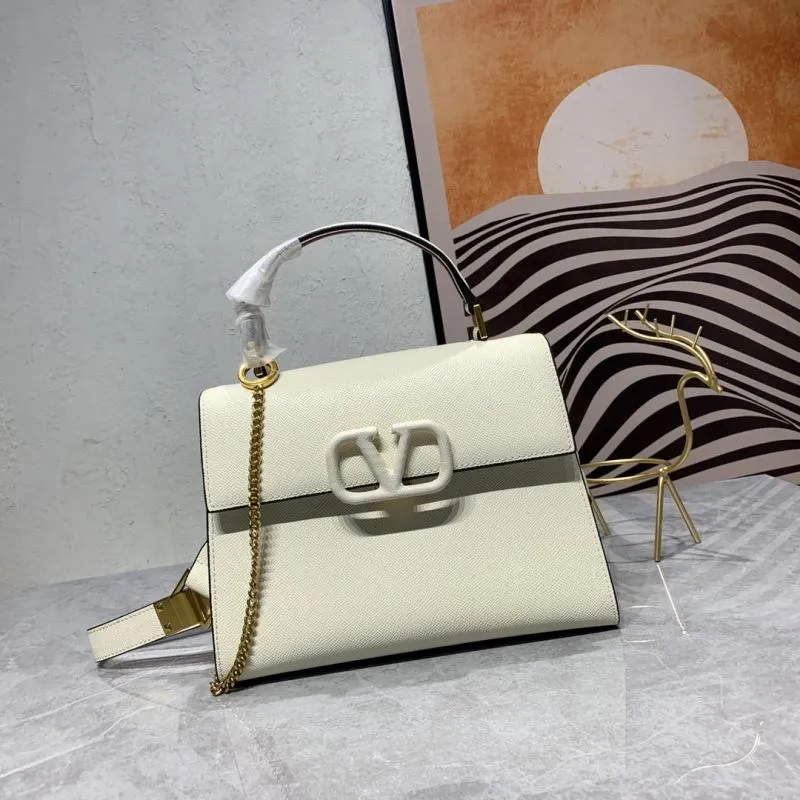 Valentino Cream White Handle Bag 681