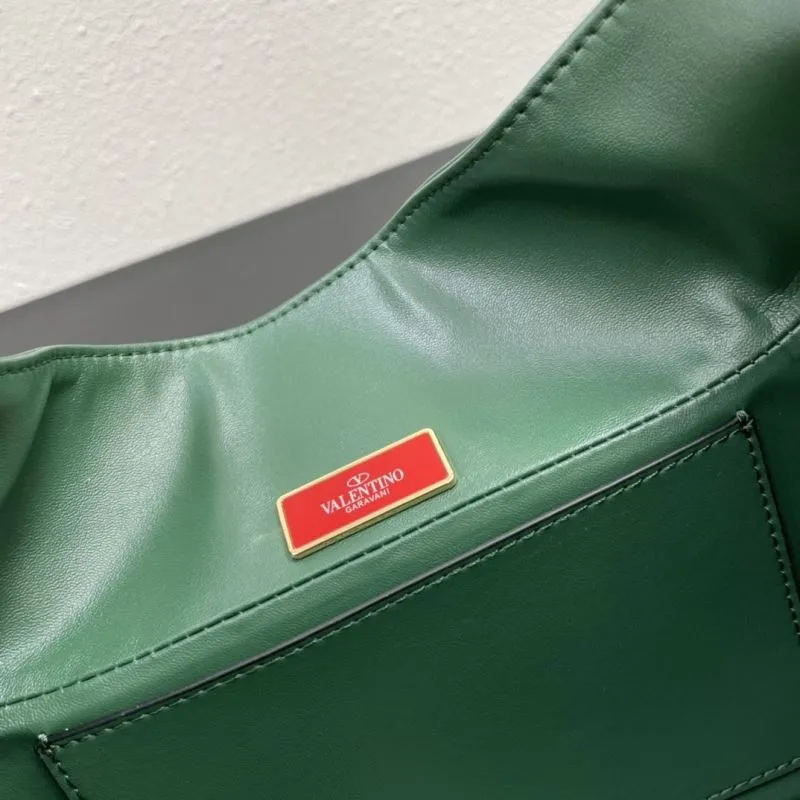 Valentino Green Leather Handbag 5005 28cm - Image 9
