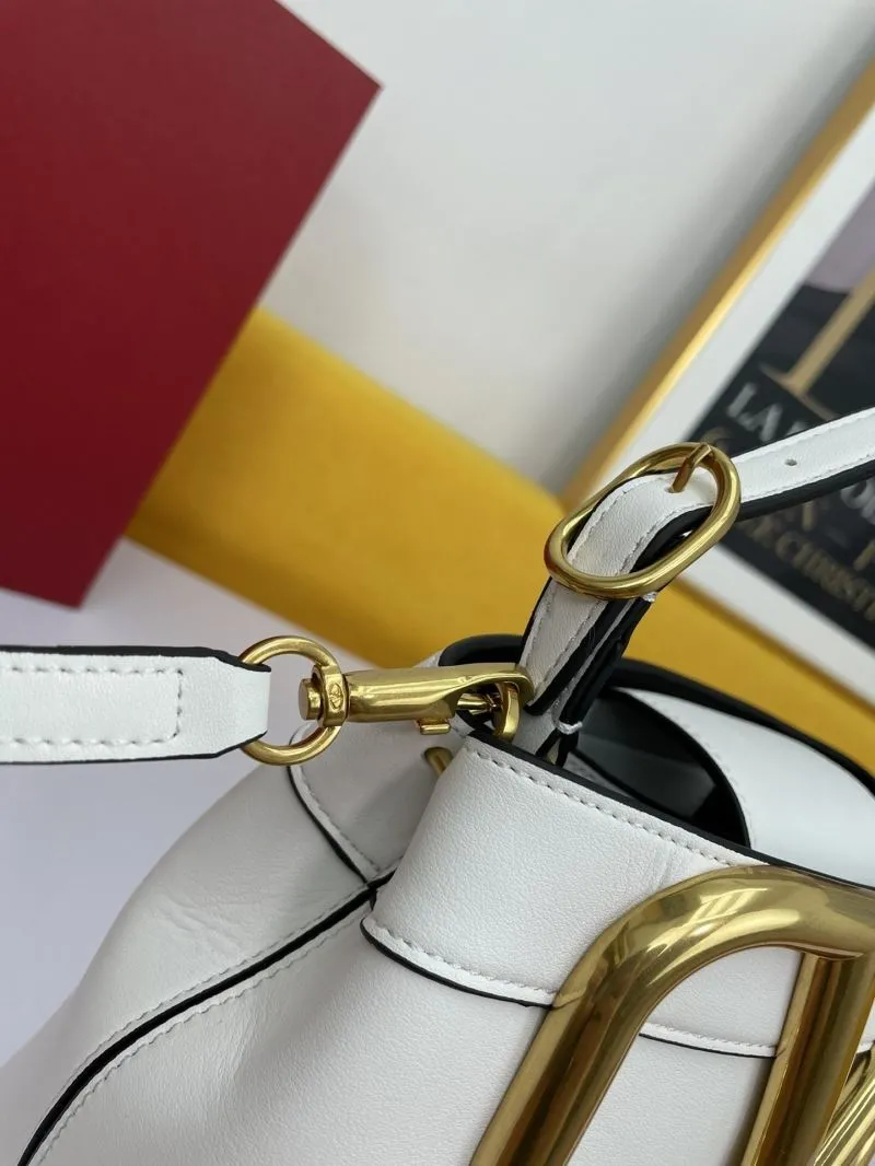 Valentino White Bucket Bag 701 - Image 6