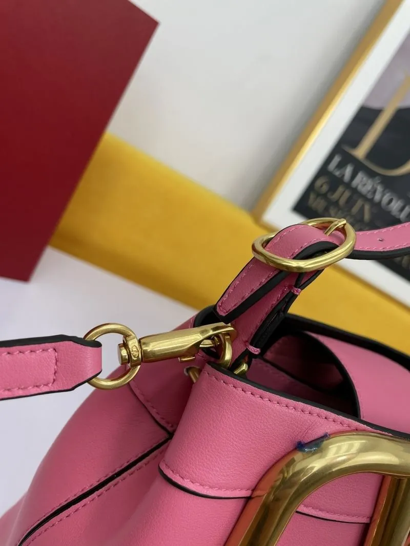 Valentino Pink Bucket Bag 703 - Image 6