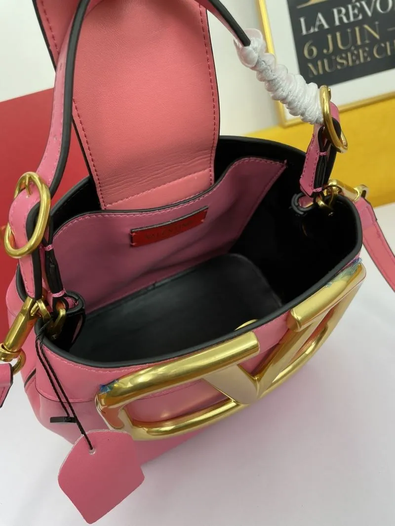 Valentino Pink Bucket Bag 703 - Image 7