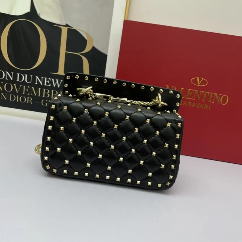 Valentino Garavani Black Studded Crossbody Bag 758 - Image 3