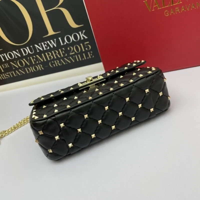 Valentino Garavani Black Studded Crossbody Bag 758 - Image 5