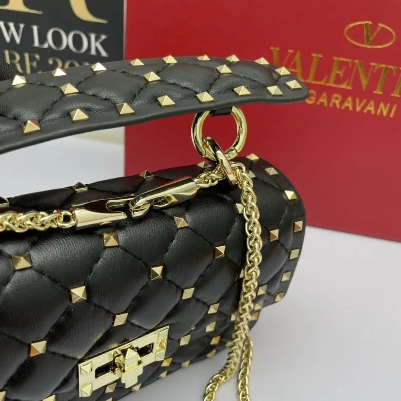 Valentino Garavani Black Studded Crossbody Bag 758 - Image 6