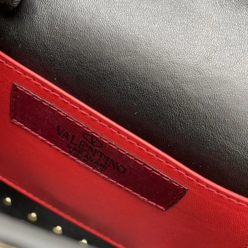 Valentino Garavani Black Studded Crossbody Bag 758 - Image 8