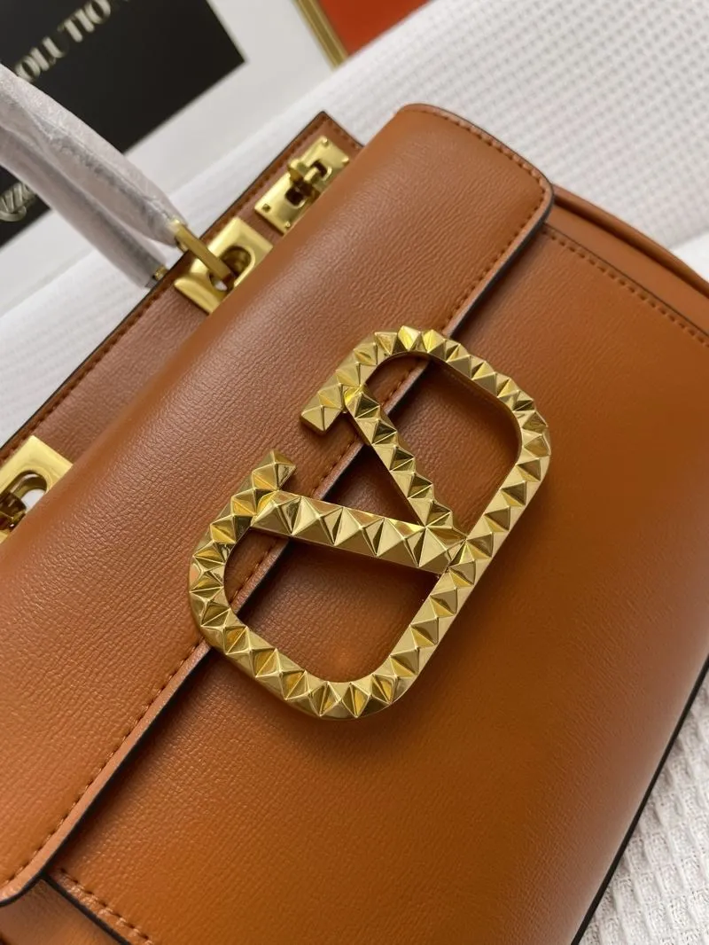 Valentino 5001 Brown Leather Handbag - Image 4