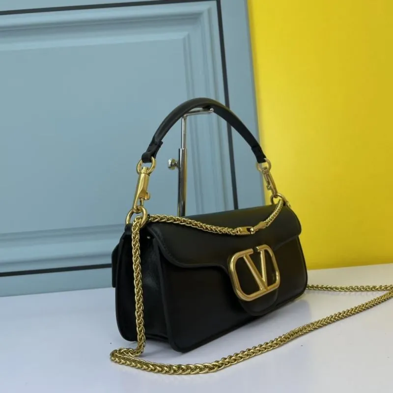Alternative view of Valentino Black Leather Chain Handbag 791