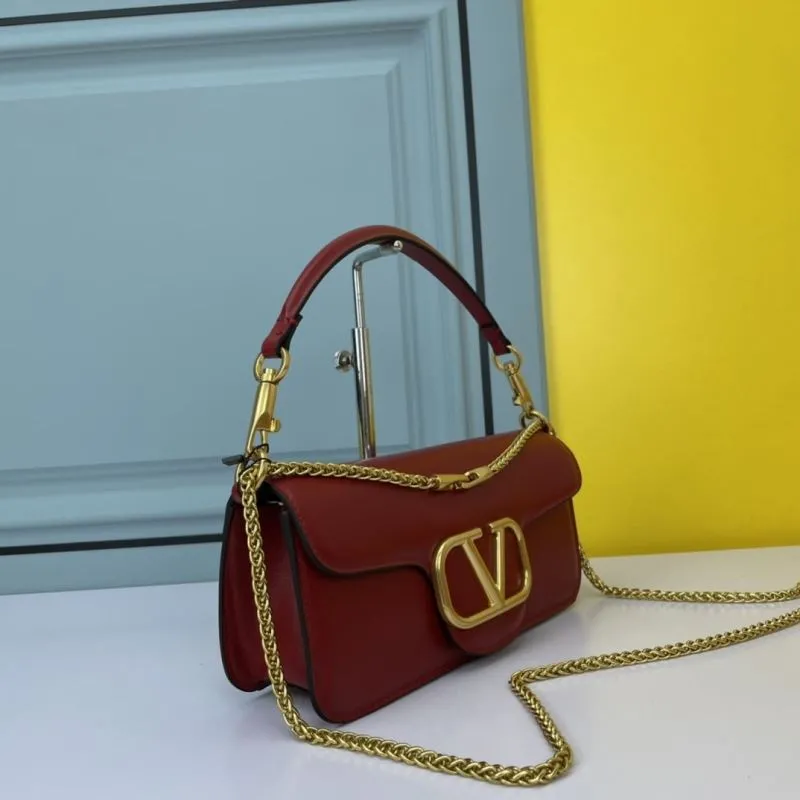 Alternative view of Valentino Red Leather Chain Shoulder Bag