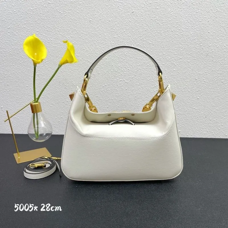 Alternative view of Valentino White Leather Handbag 5005 28cm