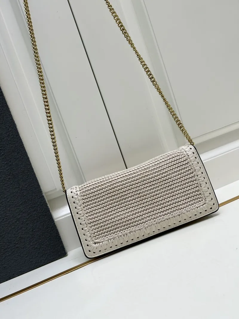 Valentino 9898 Cream Crossbody Satchel Bag - Image 6