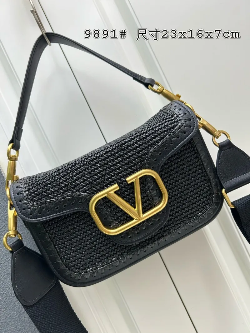 Alternative view of Valentino Black Satchel Bag 9891 Size 23x16x7cm