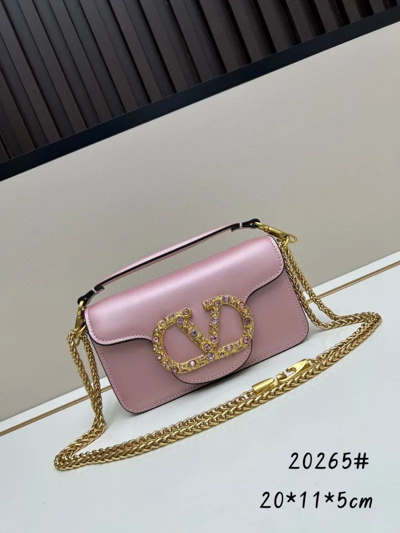 Valentino Pink Leather Satchel Bag 20265